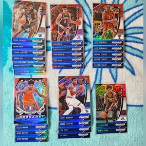 2020 Panini Prizm Draft Picks Basketball Trading Cards - Blue and White